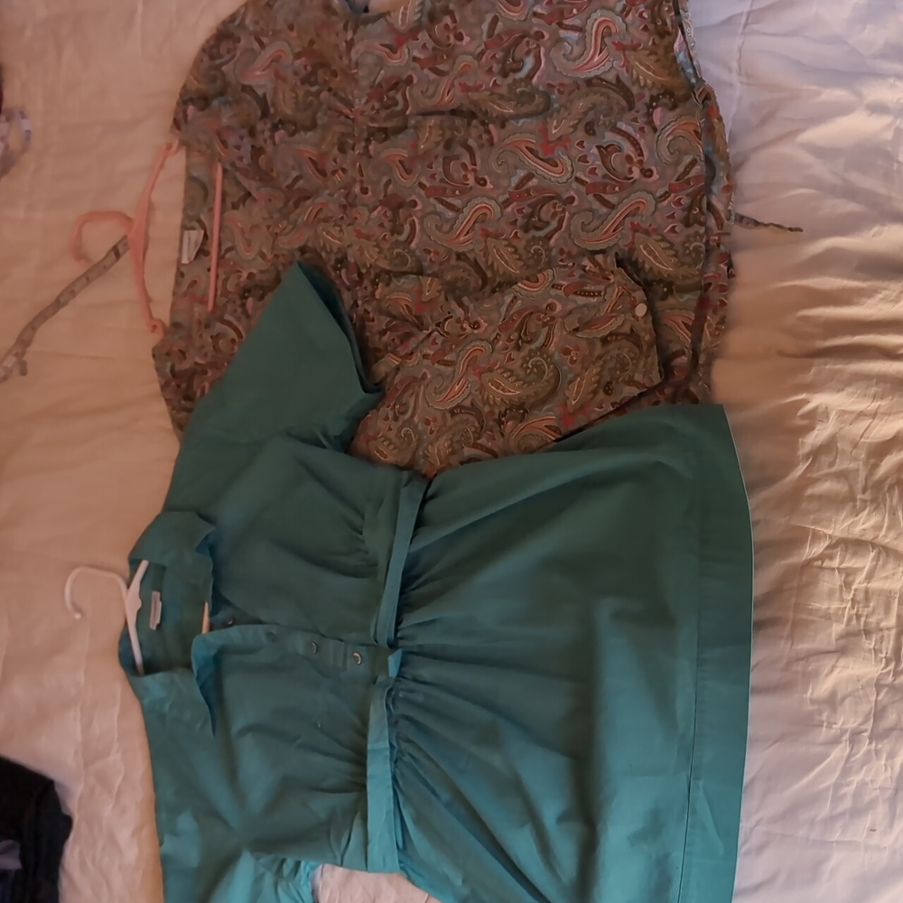 2 Motherhood maternity tops shirts blouses large
